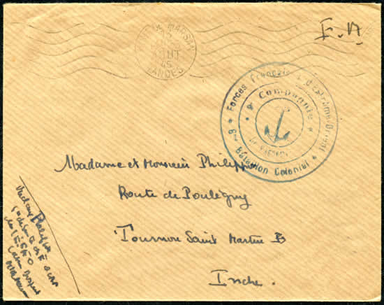 Lettre en franchise FFEO de Mont-de-Marsan