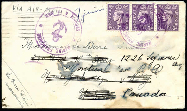 Richelieu à Ceylan 1945