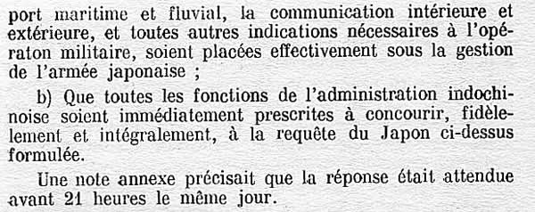 Ultimatum japonais 2