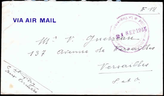 Vaguemestre étape sep 45