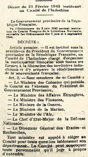 Comité de l'Indochine