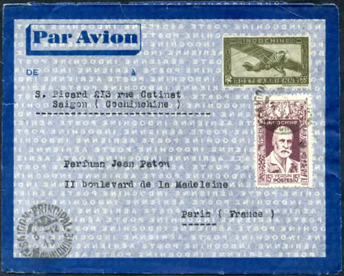 Aérogramme affranchi à 81 cts