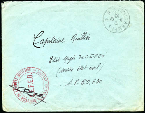 CEFEO échelon arrière