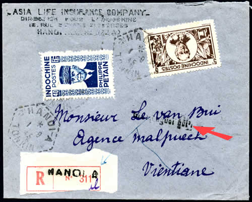 lettre pour le Laos retour à l'envoyeur