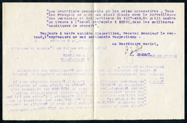 Situation des prisonniers de Hanoi