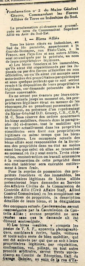 Proclamation Gracey 2