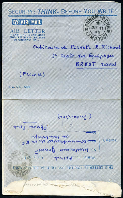 cachet local de Pnom penh