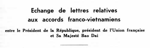 Lettre Auriol à Bao Dai
