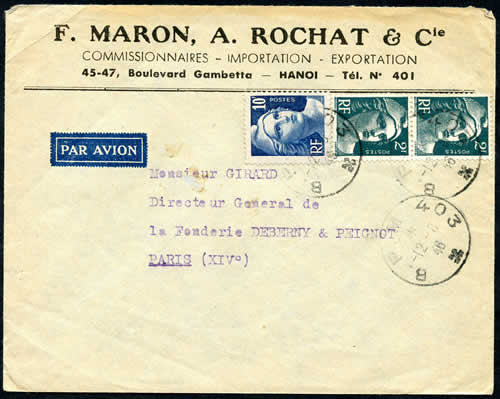 lettre civile BPM 403 à fleuron