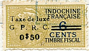 GPRC Taxe de Luxe 50c