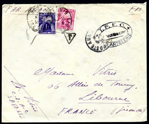 Lettre théoriquement en franchise mais taxée