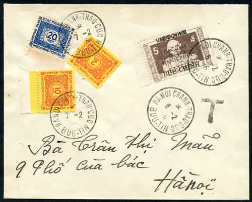 lettre taxée