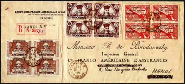 Lettre recommandée affranchie à 2$80