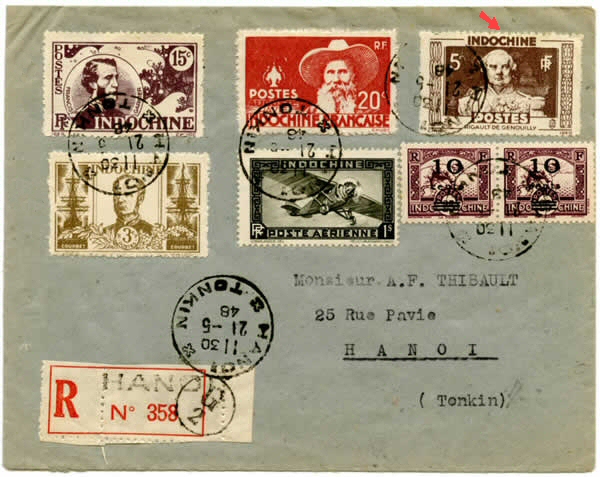 Non émis sur lettre