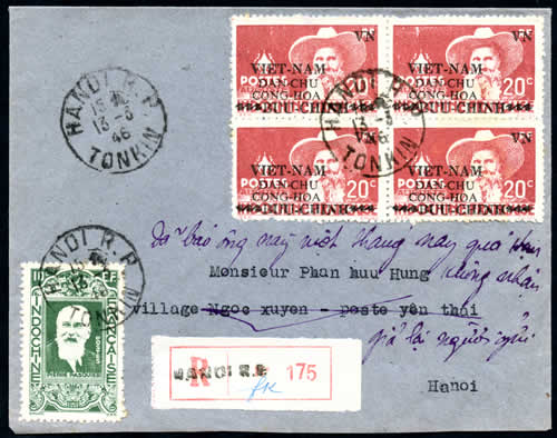 Affranchissement miste VNDCCH + Indochine