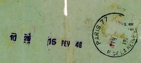 Télégramme de Shanghai