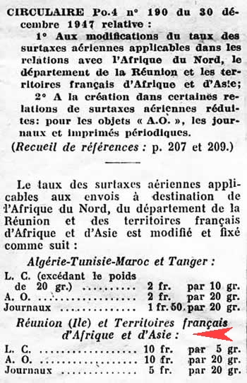 surtaxe avion 1-1-48