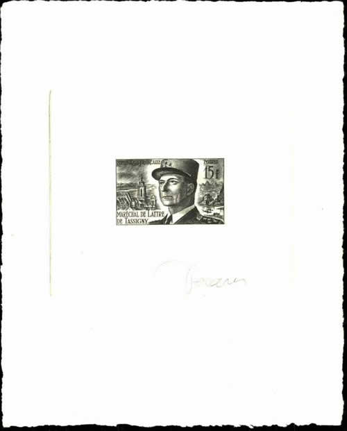 Essai du timbre de 1952