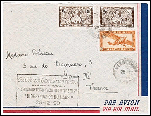 Griffe independance du Laos