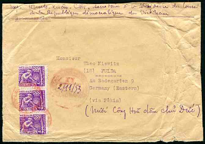 Vietminh 3x100d forgeron pour Allemagne