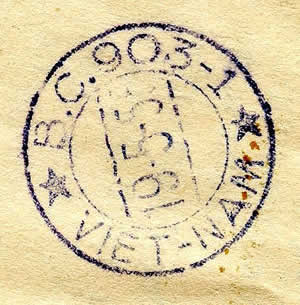 Cachet d'un "bureau spécial"