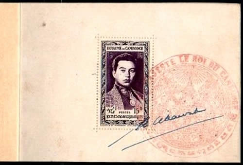 Carnet avec le seau  du roi