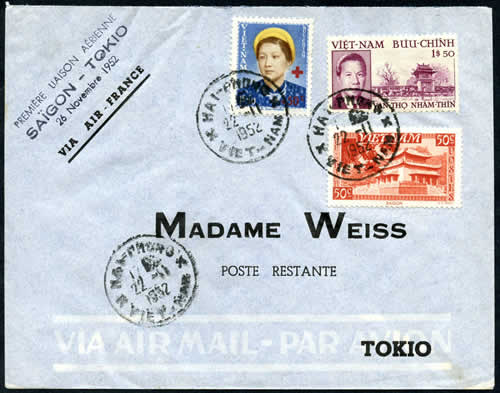 1er vol Saigon Tokyo