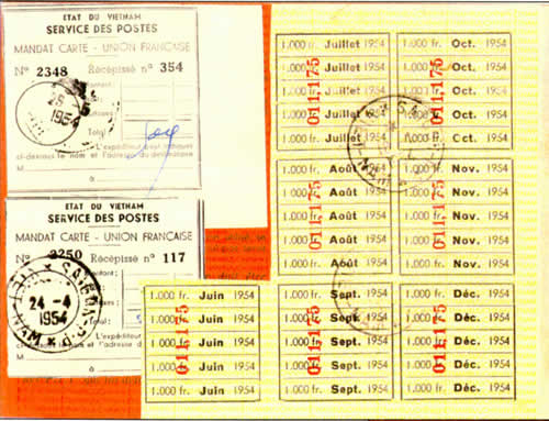 intérieur carte transfert