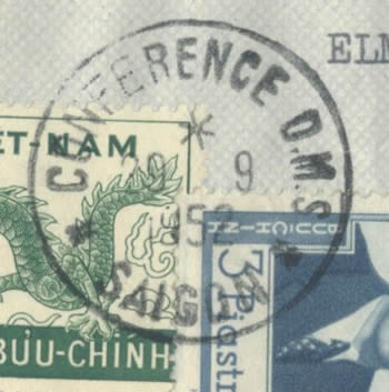 Timbre à date Conférence de l'OMS