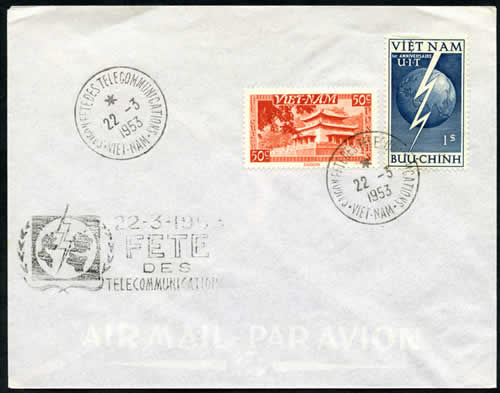 Oblitération temporaire Saigon