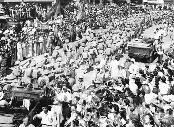 Entrèe à Hanoi de la Division 308