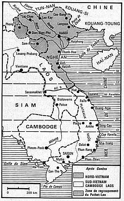 Carte limites accords de Genève