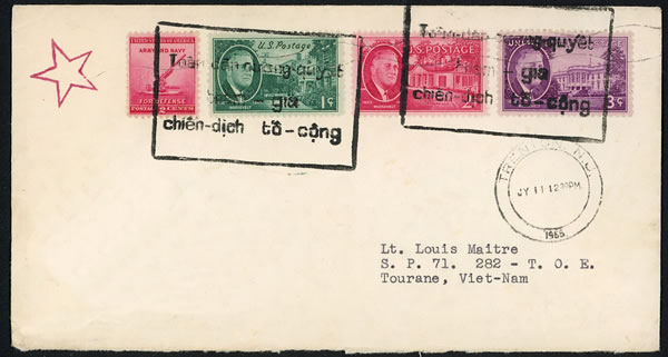 Griffe de propagande anti-communiste-Tourane