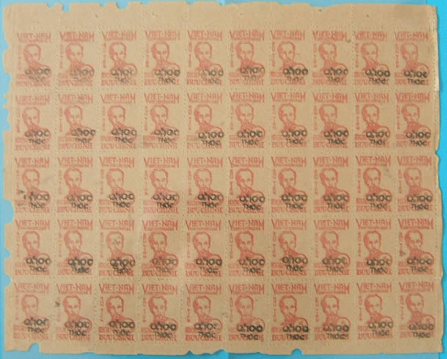 feuille complète 0K100 sur 5d