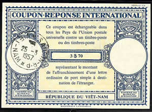 CRI république du Vietnam 3$70 Lo 16n