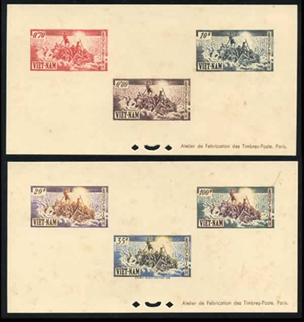 Epreuve timbres d'exode