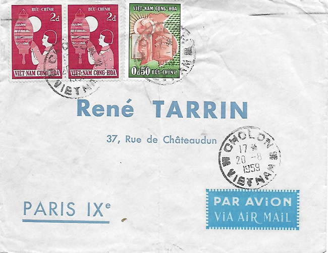 Griffe pour l'élection législative de août 1959