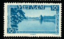 Hanoi petit lac 30c bleu