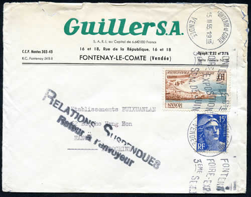 Retour à l'envoyeur vers Hanoi