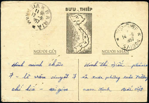 Carte Interzone du Sud vers le Nord