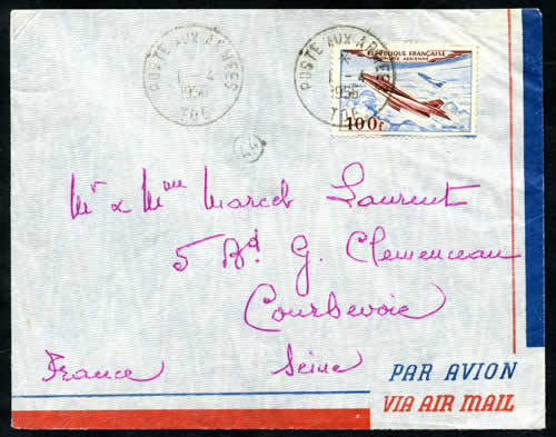 Premier jour services civils de la Poste aux Armées