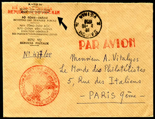 griffe REPUBLIQUE sur ETAT DU VIETNAM