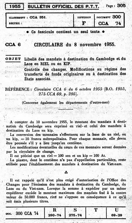 Changement de monnaie dans les mandats