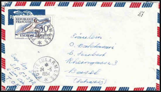 Affranchissement gratuit pour l'étranger