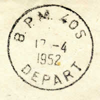 BPM 405 Départ