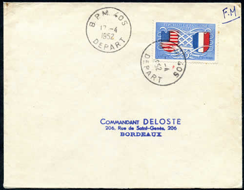 BPM 405 / DEPART sur lettre