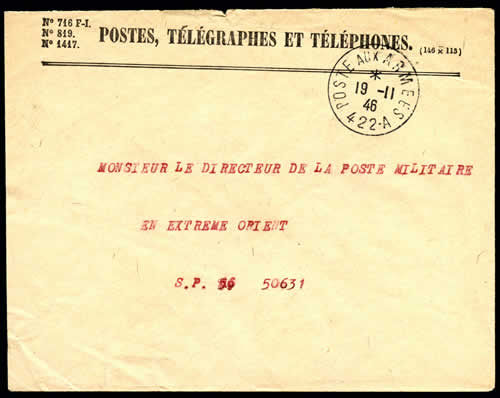 Pli de service BPM 422A