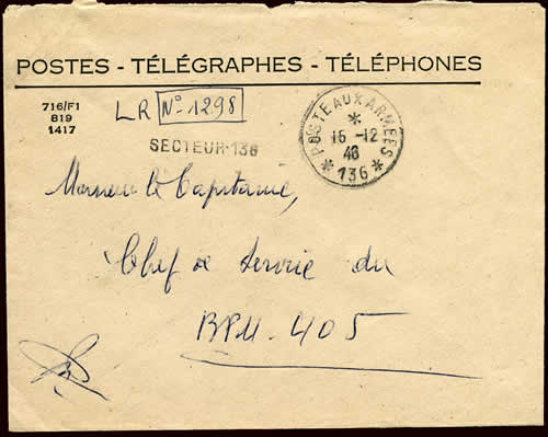 LR de service bPM 136