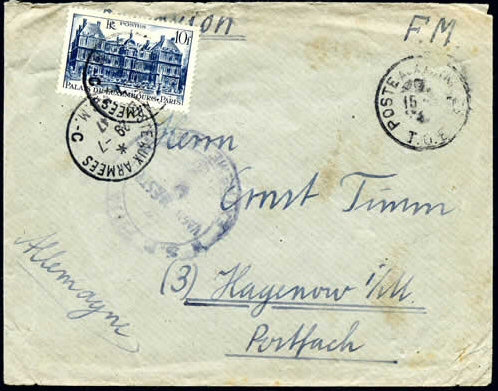 Affranchissement gratuit pour l'étranger