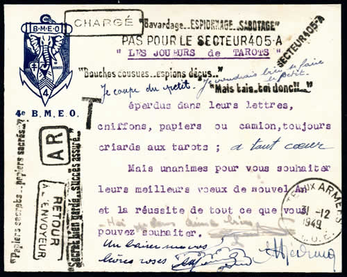 Griffes de propagande du BPM 405 A